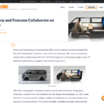 シャープとフォックスコンがEVで提携 – Display Daily