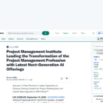 プロジェクトマネジメント協会、最新の次世代 AI 製品でプロジェクトマネジメント専門職の変革をリード