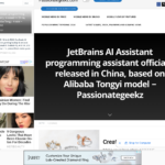 JetBrains AI Assistant プログラミング アシスタントが Alibaba Tongyi モデルに基づいて中国で正式にリリースされました – Passionategeekz – PassionateGeekz