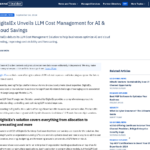 DigitalEx、AIとクラウドの節約のためのLLMコスト管理を発表