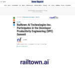 Railtown AI Technologies Inc. が開発に参加 | Devon Dispatch