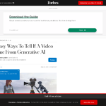 動画がジェネレーティブ AI から作成されたものかどうかを判断する 5 つの簡単な方法