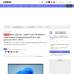 Microsoft 365 Copilot イベント: 新しい Pages 機能、Copilot 搭載の Excel、生成型 PowerPoint | Laptop Mag