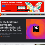 初めて、人気の IDE JetBrains Rider が無料で利用可能に – Ars Technica