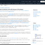 Amazon Q Developer でコードを最適化する 5 つの方法 | AWS DevOps と開発者生産性ブログ
