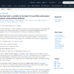 Planview が Amazon Bedrock を使用してポートフォリオとプロジェクト管理用のスケーラブルな AI アシスタントを構築した方法 | AWS Machine Learning ブログ