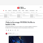 Zoho が NVIDIA NeMo を活用して LLM を構築、CIO ニュース、ET CIO