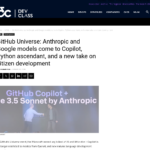 GitHub Universe: Anthropic と Google モデルが Copilot に登場、Python が台頭、市民開発への新たなアプローチ • DEVCLASS