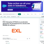 EXL エンタープライズ AI プラットフォームは、NVIDIA AI ソフトウェアを使用してクライアントの生成型 AI 開発を加速します。