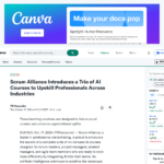 Scrum Alliance が業界全体の専門家のスキルアップを目的とした 3 つの AI コースを導入
