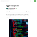 アプリ開発。アプリ開発には設計が含まれます… | Saleemahmadsaleemi 🇬🇧 | 2024年10月 | Medium