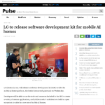 LG to release software development kit for mobile AI homes – 毎日経済英語ニュースパルス(Pulse)