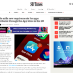 Apple、EUのApp Storeで配信されるアプリに新たな要件を追加 – SD Times