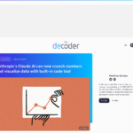 AnthropicのClaude AIは、組み込みのコードツールで数値を計算し、データを視覚化できるようになりました。