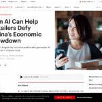 Gen AI は中国の経済減速に対抗する小売業者の支援に寄与 | Bain & Company