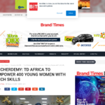 TecHERdemy: TD Africa が 400 人の若い女性に技術スキルを身につけさせる – Brand Times