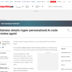 Tabnine が超パーソナライズされた AI コードレビューエージェントの詳細を発表