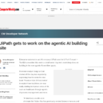 UiPathがエージェントAI構築サイトの開発に着手