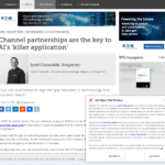 チャネルパートナーシップが AI の「キラーアプリケーション」の鍵 – DCD
