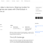 データから意思決定へ: watsonx.ai の InstructLab を使用してエンタープライズ ユースケースのモデルを調整する