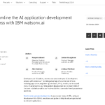 IBM watsonx.ai で AI アプリケーション開発プロセスを効率化