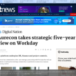 Aurecon が Workday に関する 5 年間の戦略的展望を発表 – 財務 – HR – iTnews