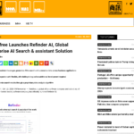 Thinkfree がグローバル企業向け AI 検索 & アシスタント ソリューション Refinder AI を発表 | マカオ ビジネス