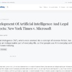 人工知能の発展と法的側面: ニューヨークタイムズ対マイクロソフト – 新技術 – テクノロジー – トルコ
