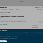 生成 AI を使用した医療要約の安全原則 | Nature Medicine