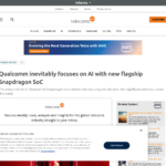 クアルコムは新しい主力製品Snapdragon SoCで必然的にAIに注力する