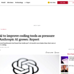 人類中心のAIからの圧力が高まる中、OpenAIはコーディングツールを改良する予定：レポート – The Hindu