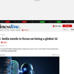 インドは世界的な AI 大国となることに注力する必要がある – The Hindu BusinessLine