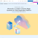 Microsoft は Gartner のクラウド アプリケーション プラットフォームのマジック クアドラントでリーダーに選出されました | Microsoft Azure ブログ