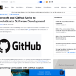 Microsoft と GitHub が提携し、ソフトウェア開発に革命を起こす – Blockchain.News