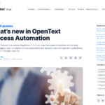 OpenText Process Automation の新機能 – OpenText ブログ