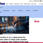 大規模で複雑なテキスト解析における人間のコーダーの代わりとしての生成 AI: 大規模言語モデルからの新たな証拠 | CEPR