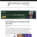 マイクロソフト、新ツールで AI 革命を始動 – The Pinnacle Gazette