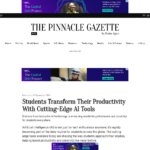 最先端の AI ツールで学生の生産性を向上 – The Pinnacle Gazette