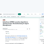 Salesforce (CRM) が Agentforce テスト センターを立ち上げ: AI エージェント管理に革命を起こす