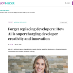 開発者の置き換えは忘れよう: AI が開発者の創造性と革新性をどのように強化しているか