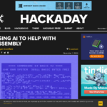 AI を使って組み立てを支援 | Hackaday