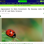 農学者からデータ サイエンティストへ: AI とデータ サイエンスの世界への旅 | HackerNoon