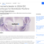 IBM、2024年IDC MarketScapeで世界規模の機械学習運用のリーダーに選出