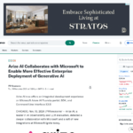 Arize AI が Microsoft と提携し、ジェネレーティブ AI のより効果的なエンタープライズ展開を実現