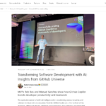 AI によるソフトウェア開発の変革: GitHub Universe からの洞察 | Microsoft コミュニティ ハブ