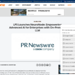 LPS、NeuroNode を発表: オンプレミス LLM で企業向け先進 AI を強化、Business Wires News – AsiaOne