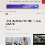 Uber が AI データ ラベリングに進出 | CIO