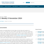 DSC ウィークリー 2024 年 11 月 5 日 – DataScienceCentral.com