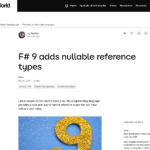 F# 9 に null 許容参照型が追加 | InfoWorld