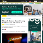 Microsoft は Word と Excel のデータを使用して AI をトレーニングしているという主張を否定 | ITPro